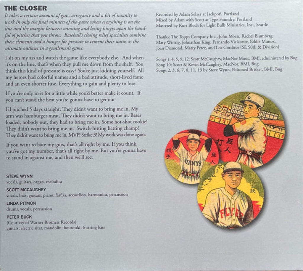 The Baseball Project – Vol. 1: Frozen Ropes & Dying Quails (CD)