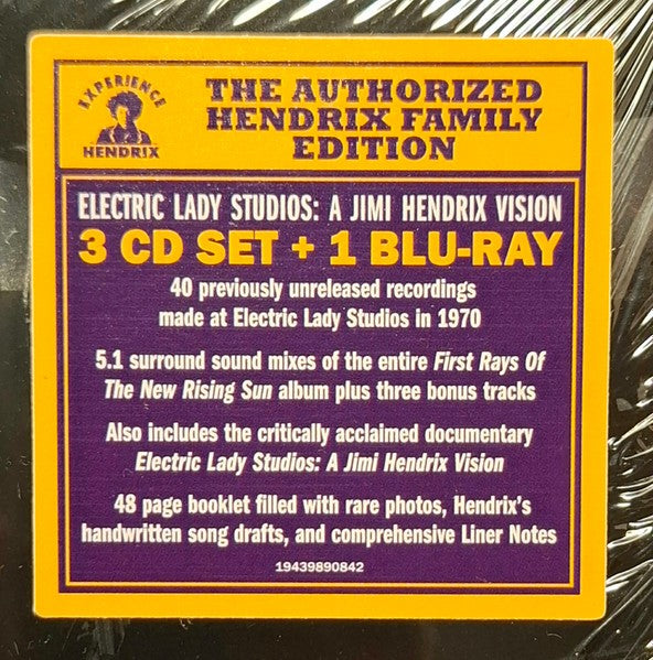 The Jimi Hendrix Experience – Electric Lady Studios: A Jimi Hendrix Vision (3-CD + Blu-ray)