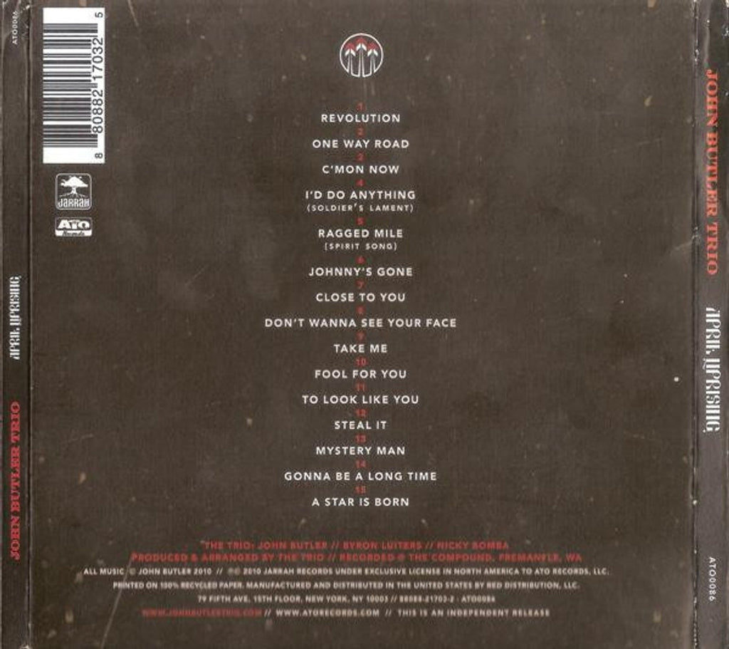 The John Butler Trio – April Uprising (CD)