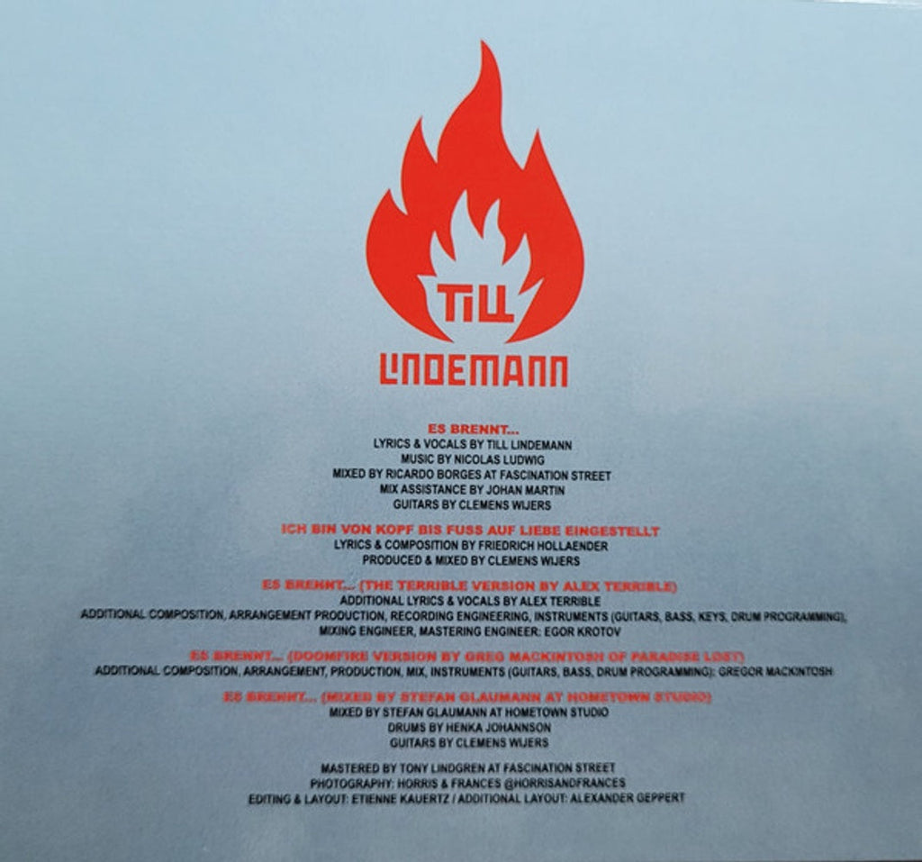 Till Lindemann – Es Brennt (CD)