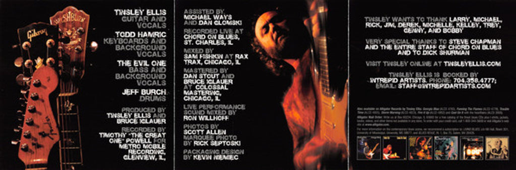 Tinsley Ellis – Live! Highwayman (CD)
