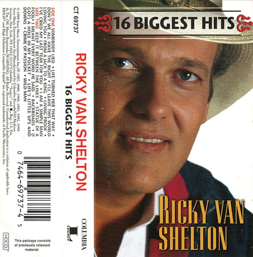 Van Ricky Shelton – 16 Biggest Hits (CD)
