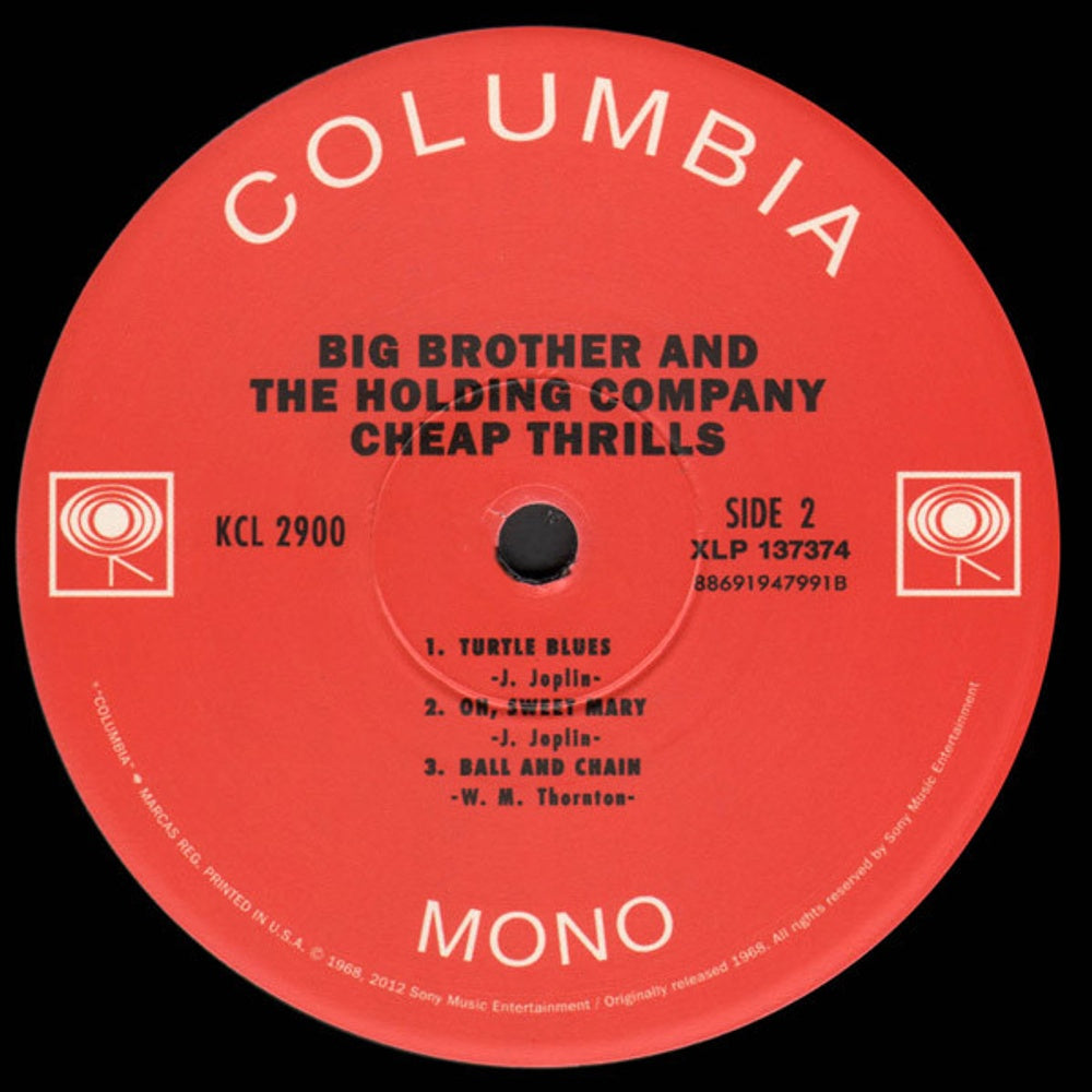 Big Brother and the Holding Company ft Janis Joplin – Cheap Thrills (Mono LP Vinyl)