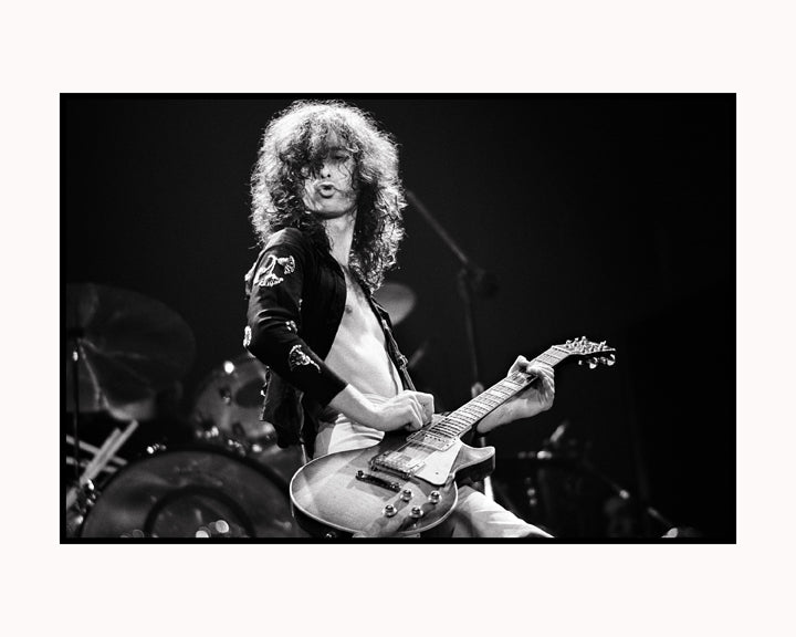 Led Zeppelin's Jimmy Page (1975) Photo Print