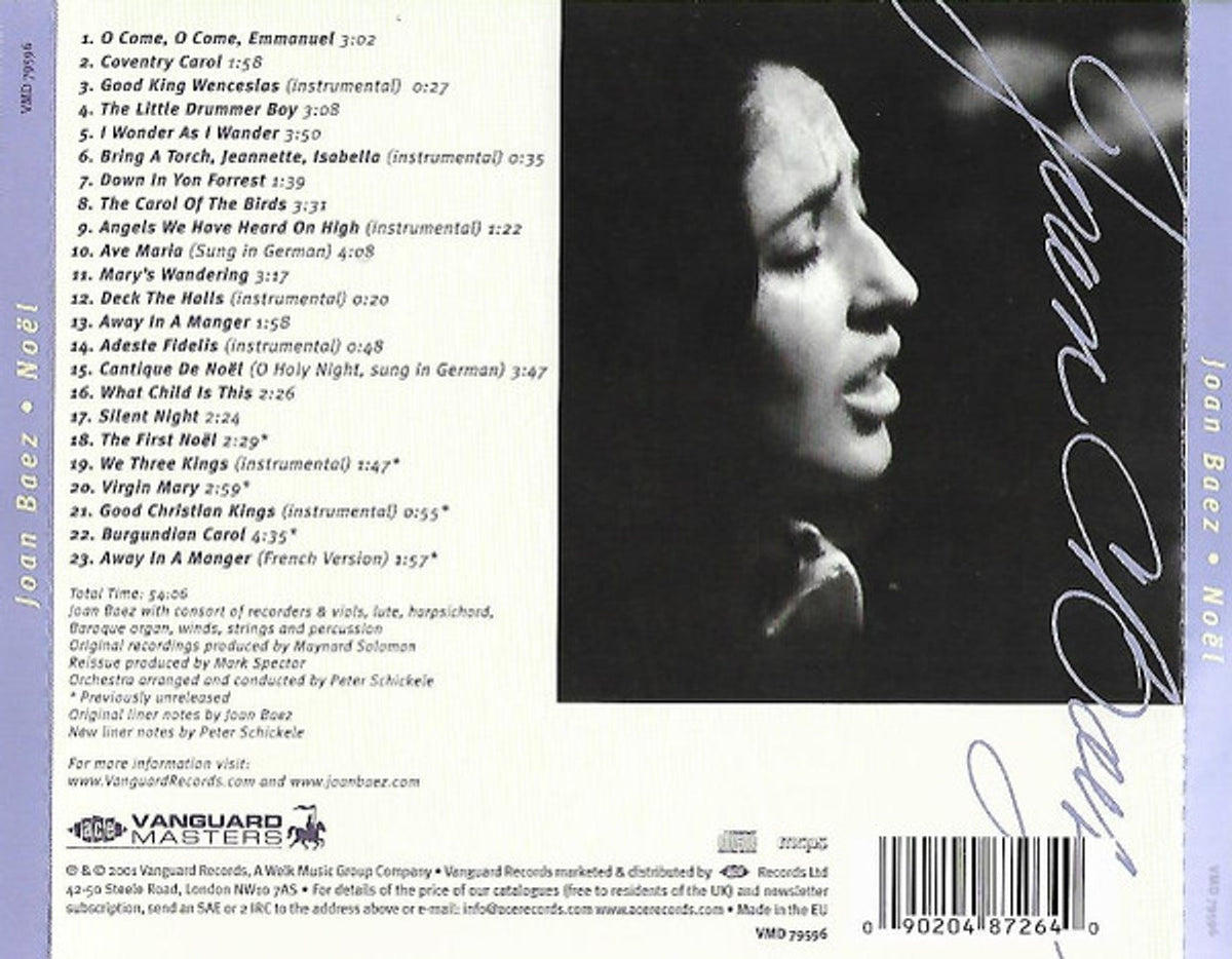 Joan Baez – Noel (CD)