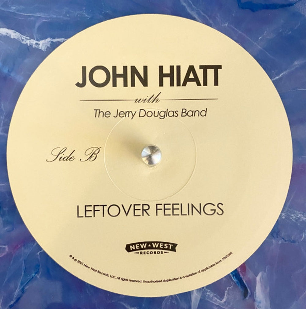 John Hiatt with The Jerry Douglas Band – Leftover Feelings (Limited Edition Blue Marble LP Vinyl)