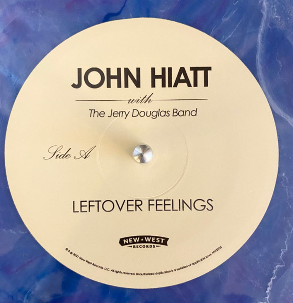 John Hiatt with The Jerry Douglas Band – Leftover Feelings (Limited Edition Blue Marble LP Vinyl)