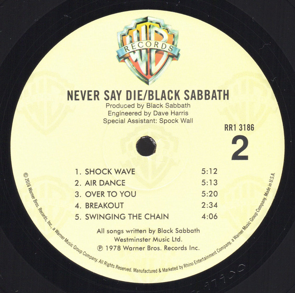 Black Sabbath – Never Say Die! (LP Vinyl)