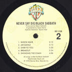 Black Sabbath – Never Say Die! (LP Vinyl)