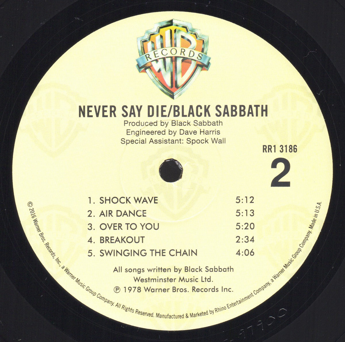 Black Sabbath – Never Say Die! (LP Vinyl)