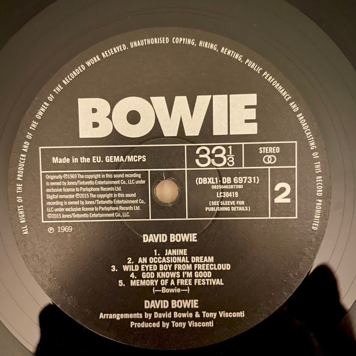 David Bowie – David Bowie Aka Space Oddity (LP Vinyl)