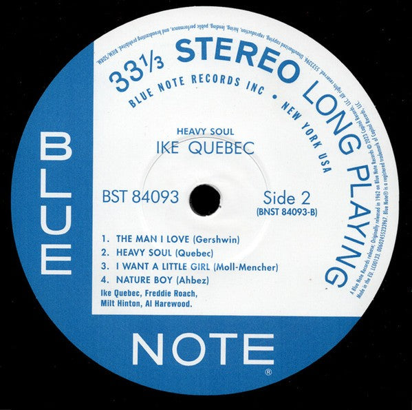 Ike Quebec – Heavy Soul (LP Vinyl)