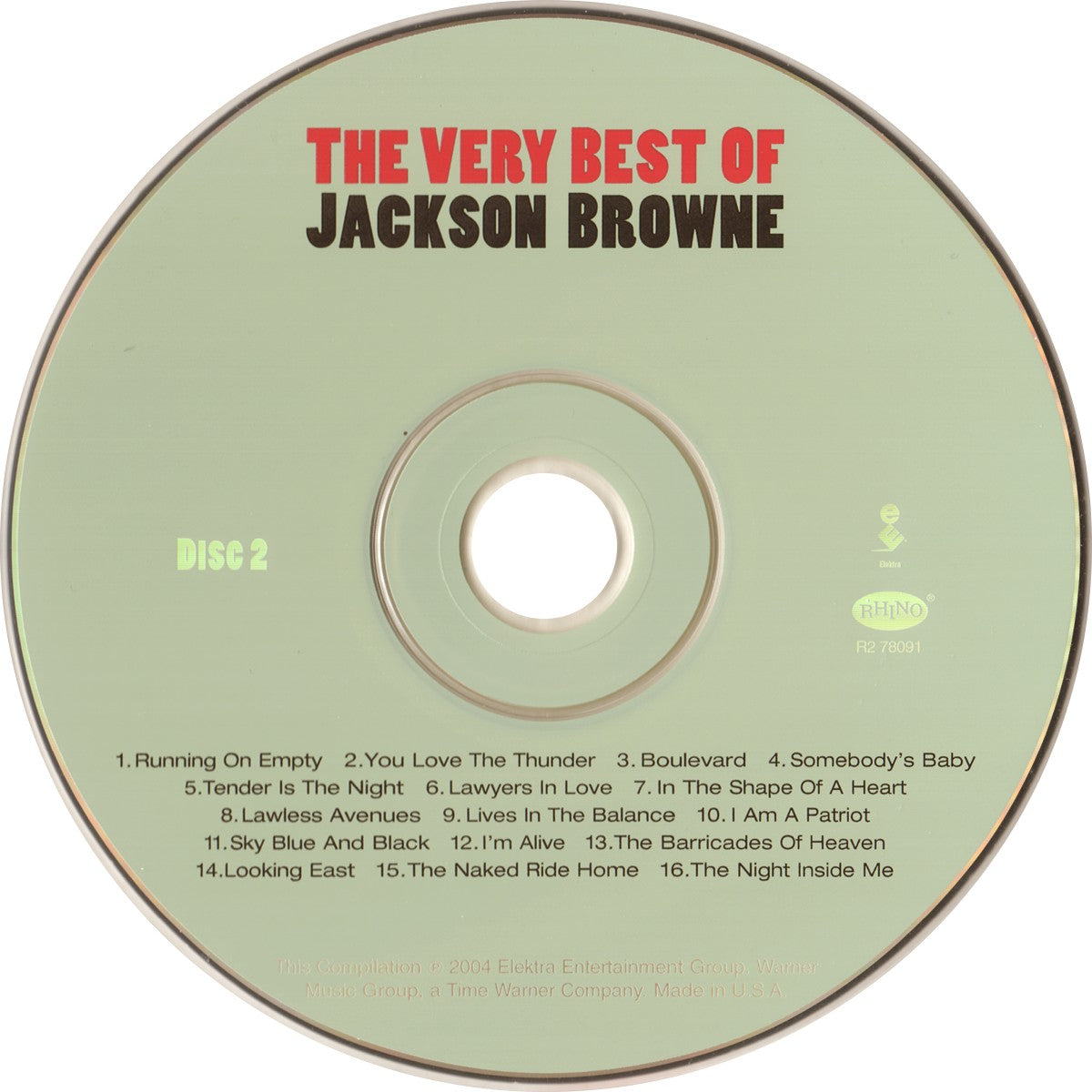 Jackson Browne – Very Best of Jackson Browne (2-CD)