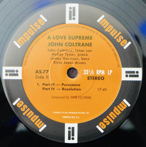 John Coltrane – A Love Supreme (LP Vinyl)
