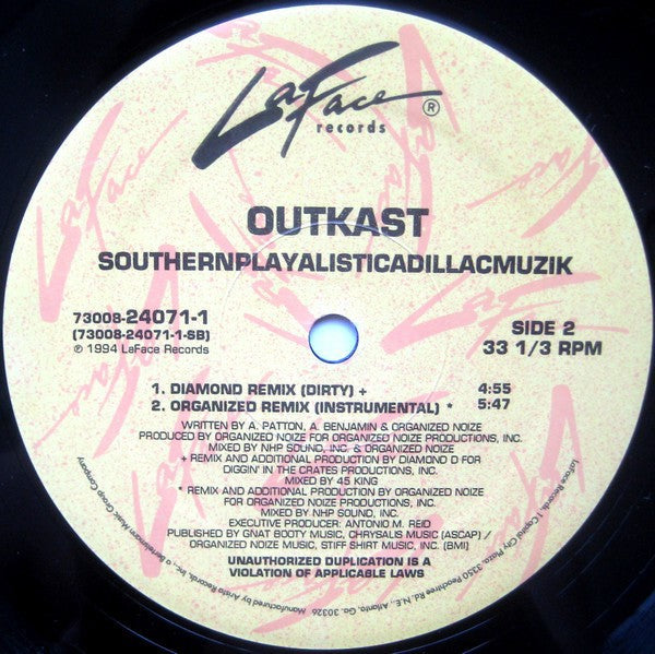Outkast – Southernplayalisticadillacmuzik (LP Vinyl)