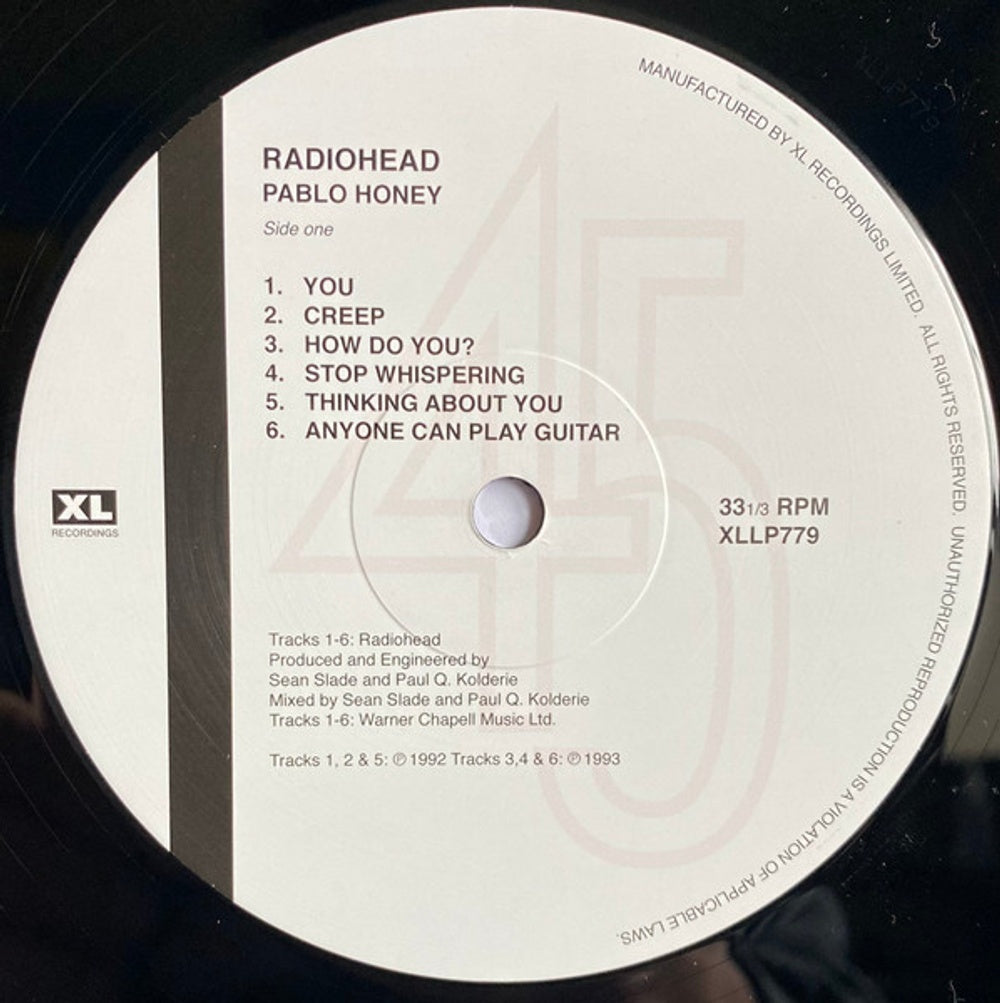 Radiohead – Pablo Honey (LP Vinyl)