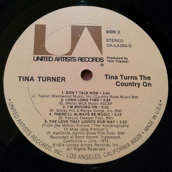 Tina Turner – Tina Turns The Country On! (LP Vinyl)