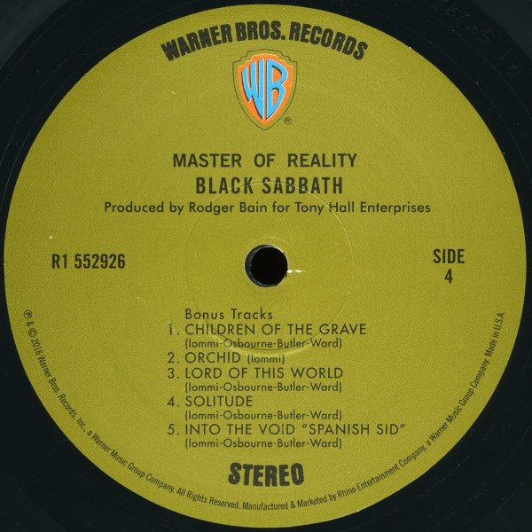 Black Sabbath – Master Of Reality: Deluxe Edition (2-LP Vinyl)