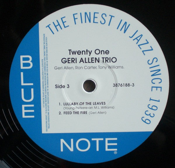 Geri Allen Trio – Twenty One (2-LP Vinyl)
