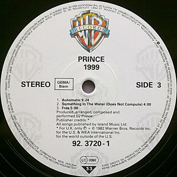 Prince – 1999 (2-LP Vinyl)