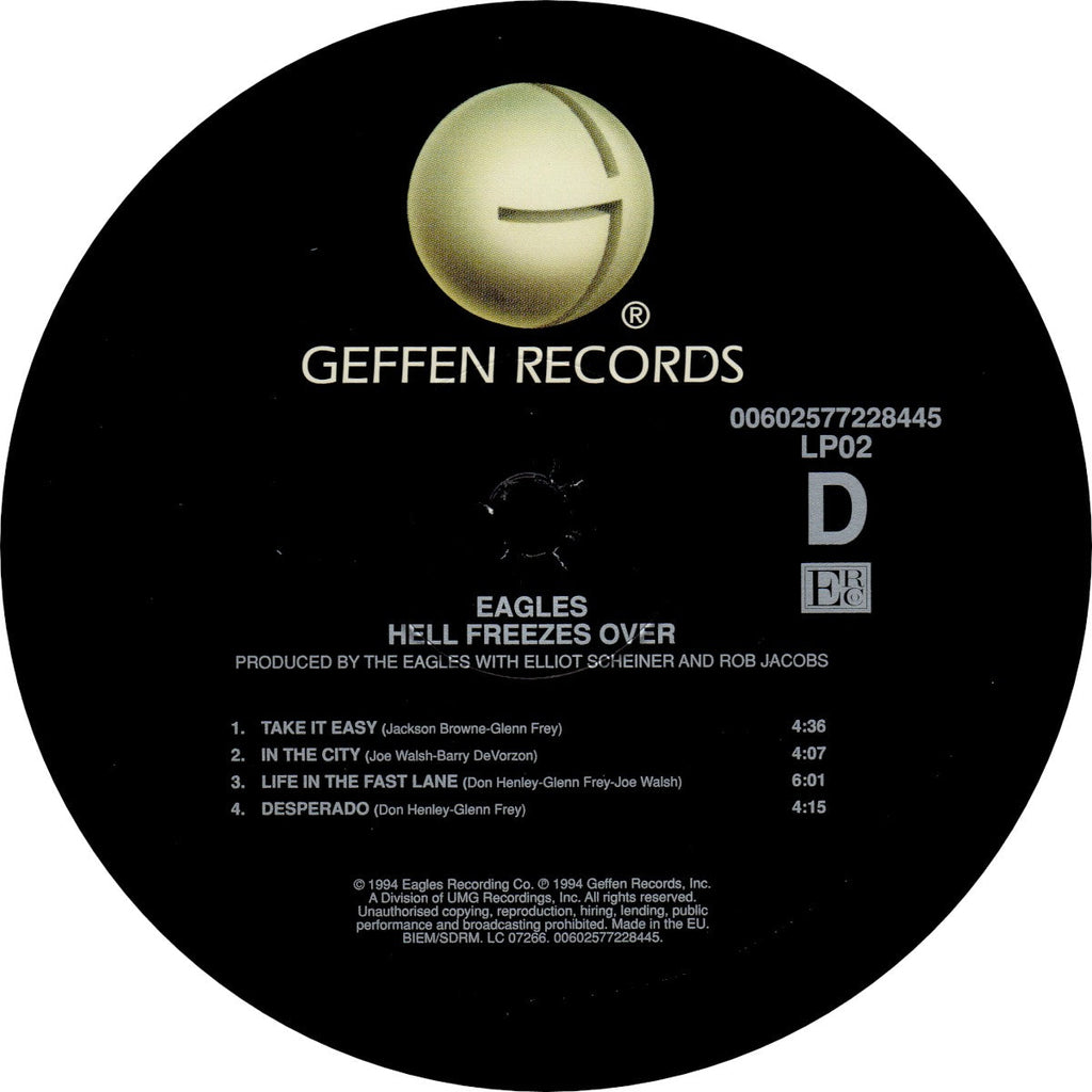 Eagles – Hell Freezes Over: Remastered (2-LP Vinyl)