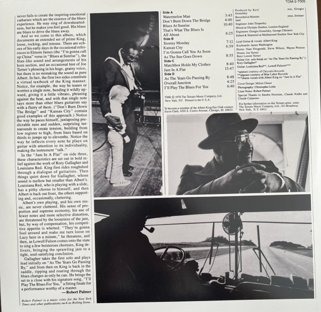 Albert King – Albert Live (2-LP Vinyl)