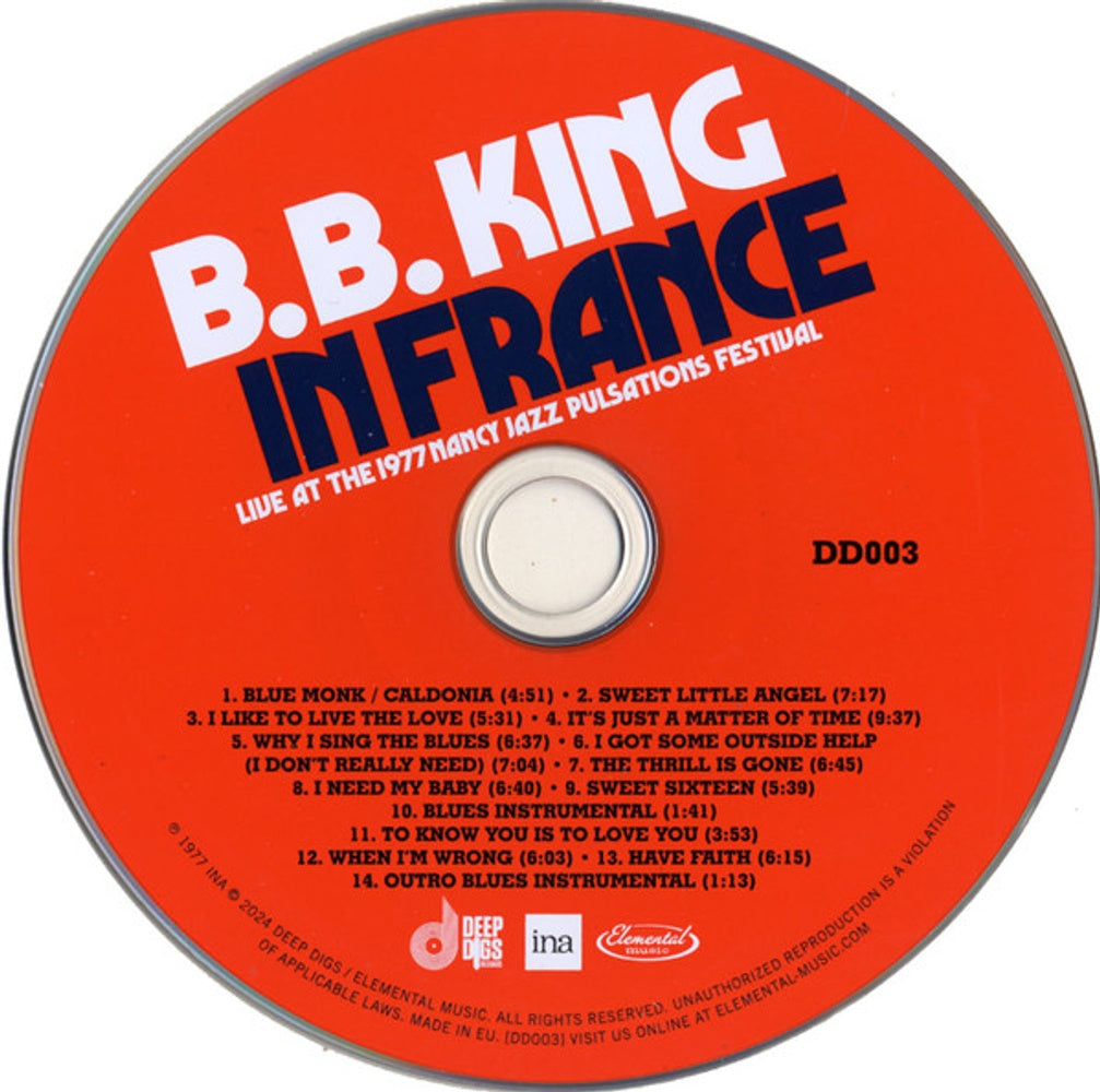 B.B. King – In France: Live At The 1977 Nancy Jazz Pulsations (CD)