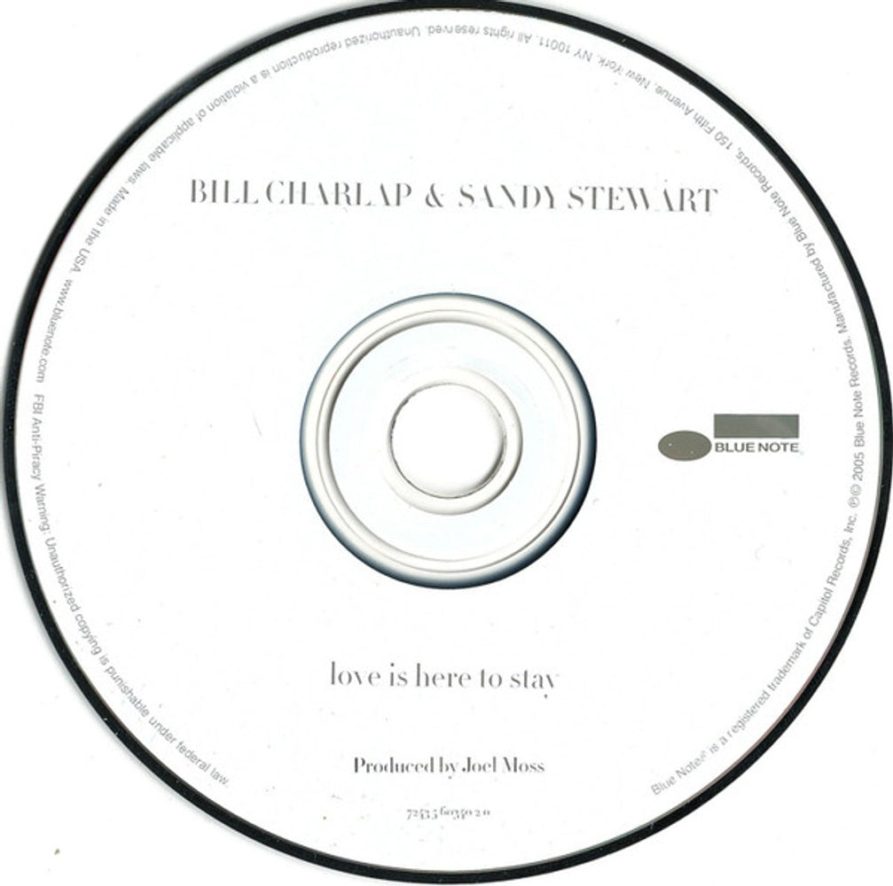 Bill Charlap & Sandy Stewart – Love Is Here to Stay (CD)