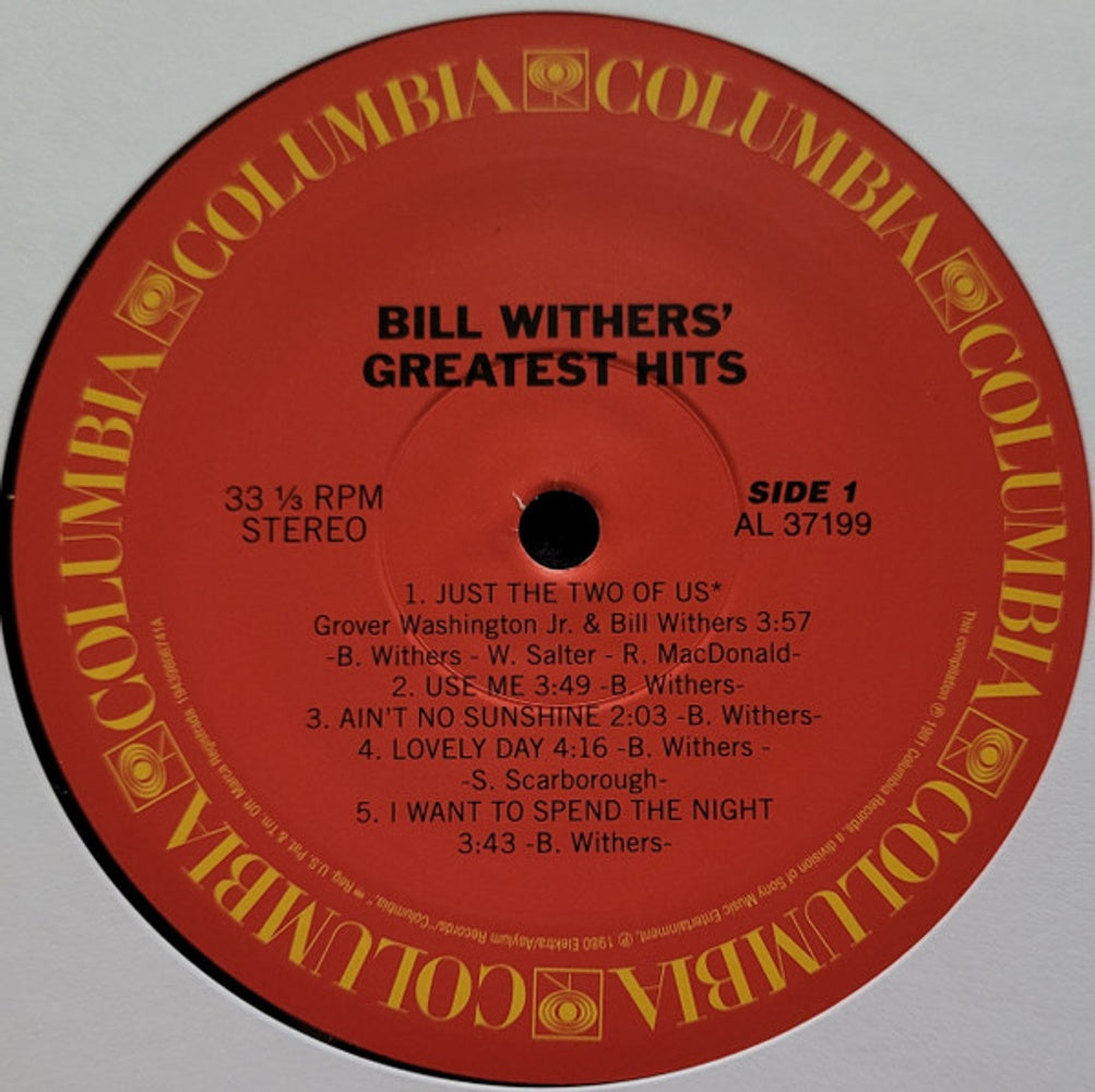 Bill Withers – Greatest Hits: Just The Two Of Us & Soul Shadows (LP Vinyl)