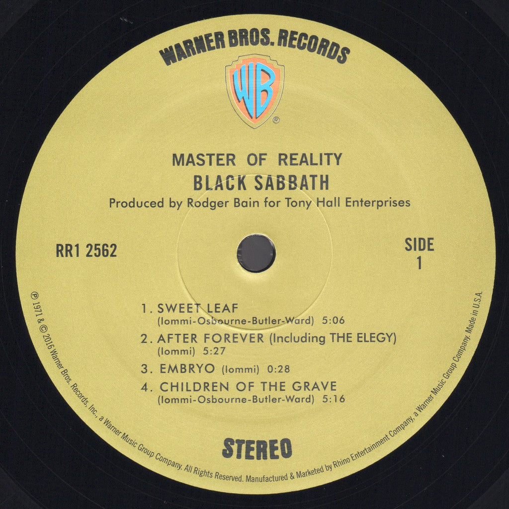 Black Sabbath – Master Of Reality (LP Vinyl)