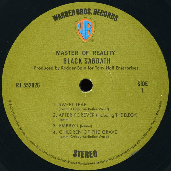Black Sabbath – Master Of Reality: Deluxe Edition (2-LP Vinyl)