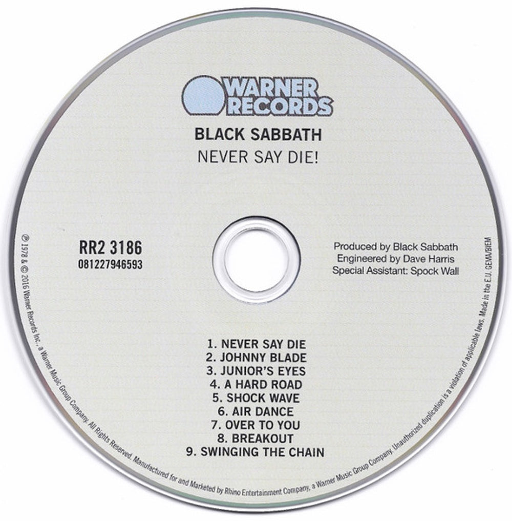 Black Sabbath – Never Say Die! (CD)