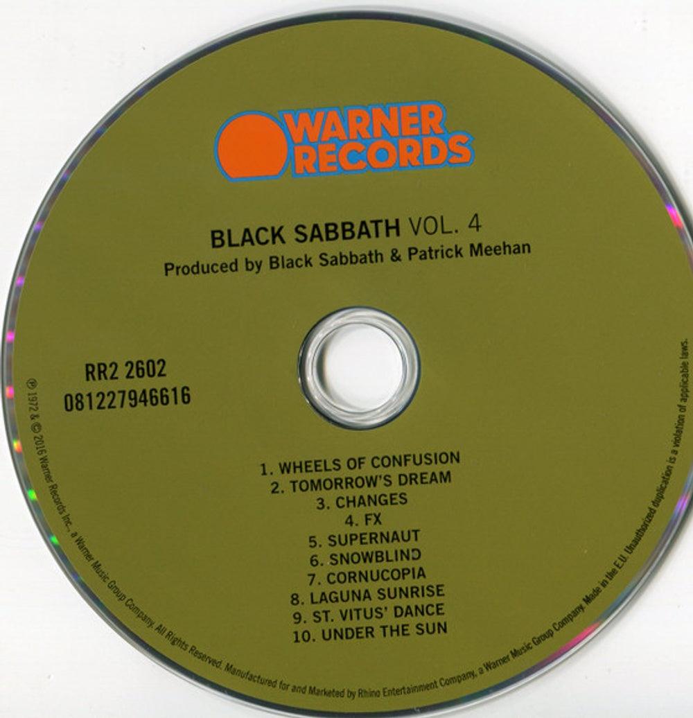 Black Sabbath – Vol. 4 (CD)