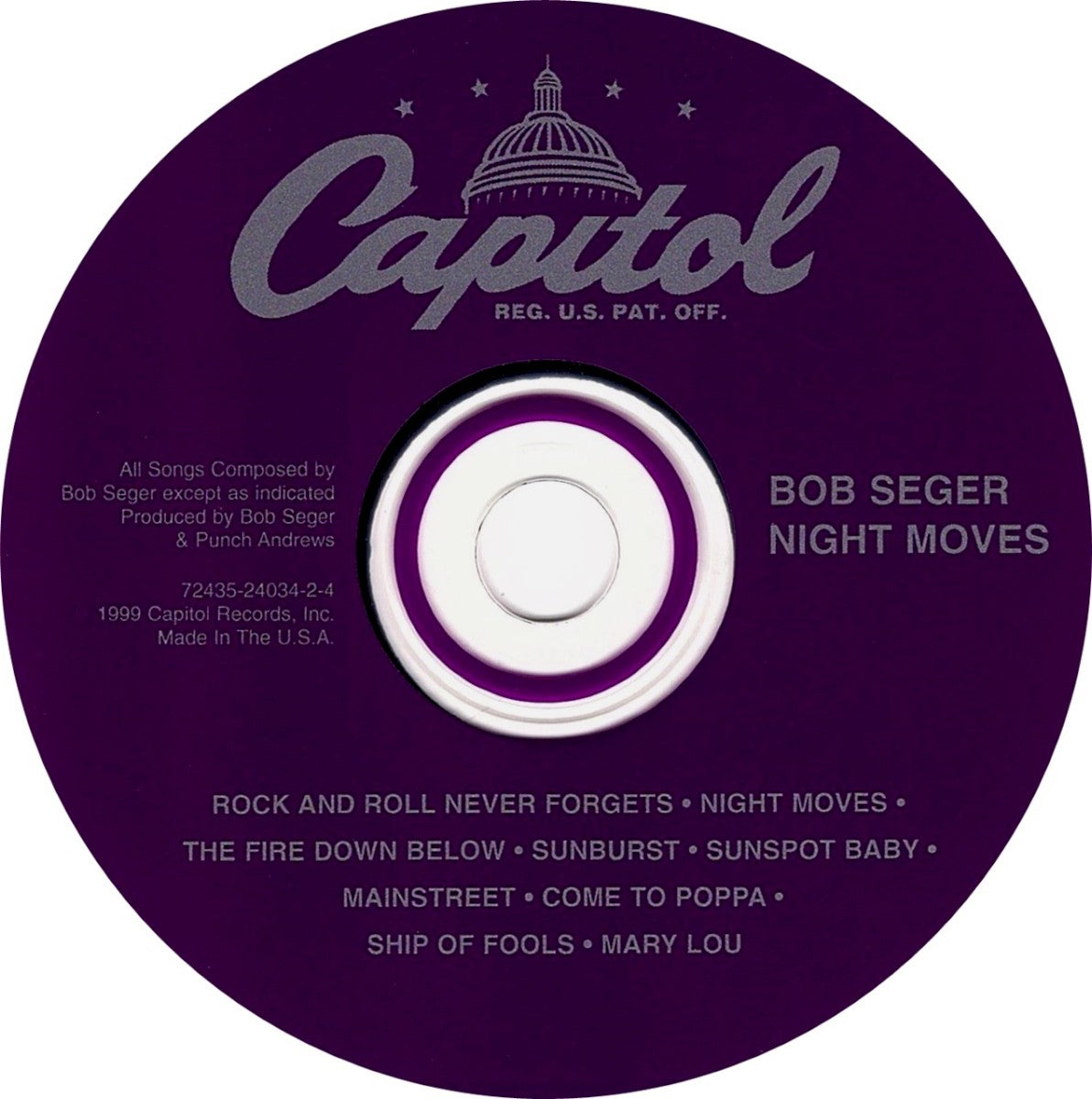 Bob Seger – Night Moves (CD)
