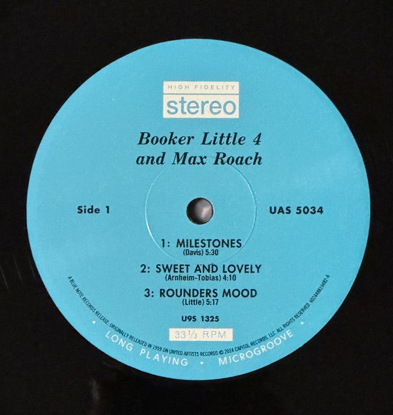 Booker Little – Booker Little 4 & Max Roach (LP Vinyl)