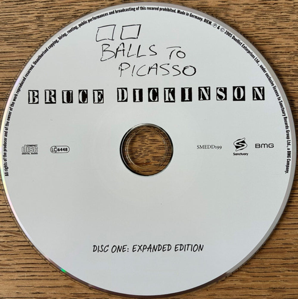 Bruce Dickinson – Balls To Picasso (2-CD)