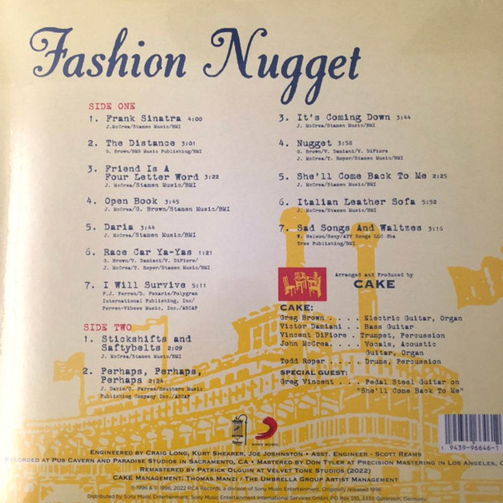 CAKE – Fashion Nugget (LP Vinyl)