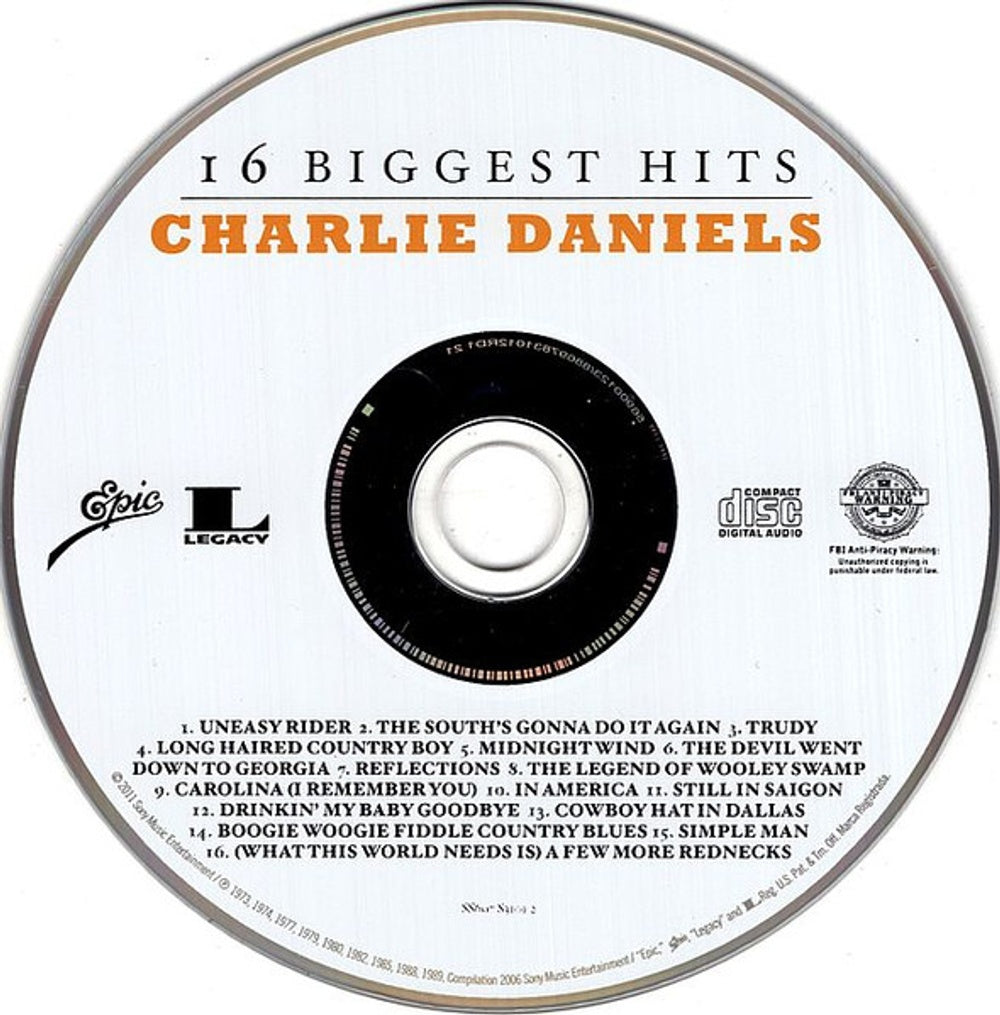 Charlie Daniels – 16 Biggest Hits (CD)