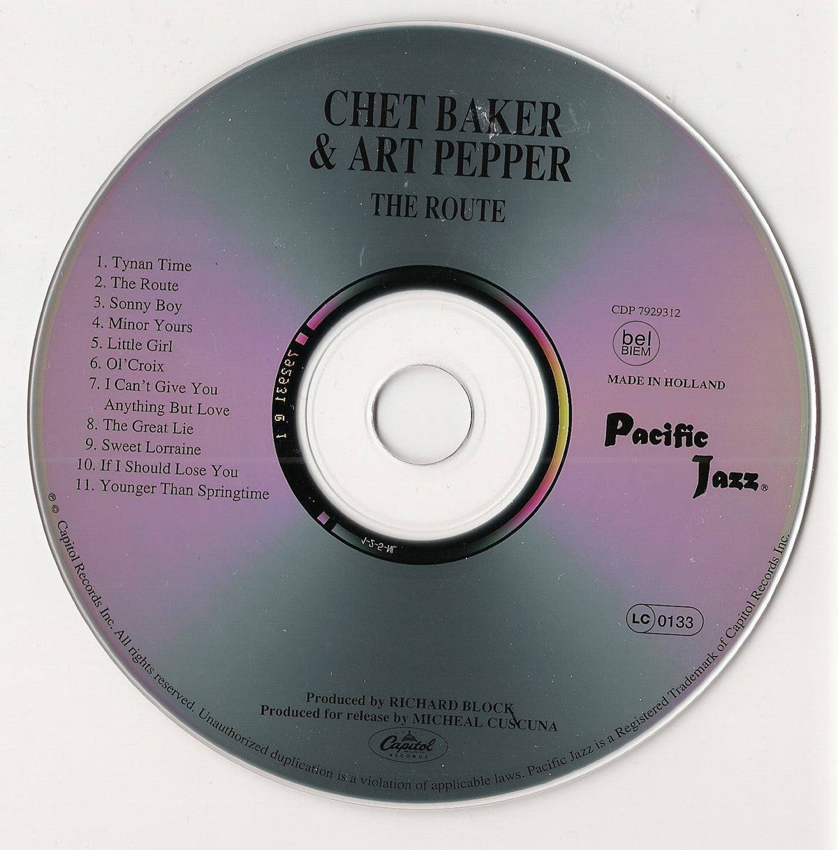 Chet Baker & Art Pepper – The Route (CD)