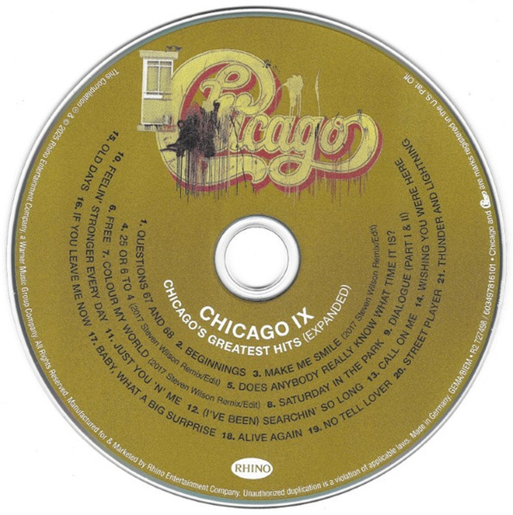 Chicago – Chicago IX: Greatest Hits Expanded (CD)