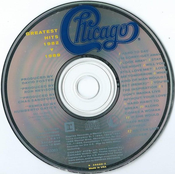 Chicago – Greatest Hits 1982-1989 (CD)