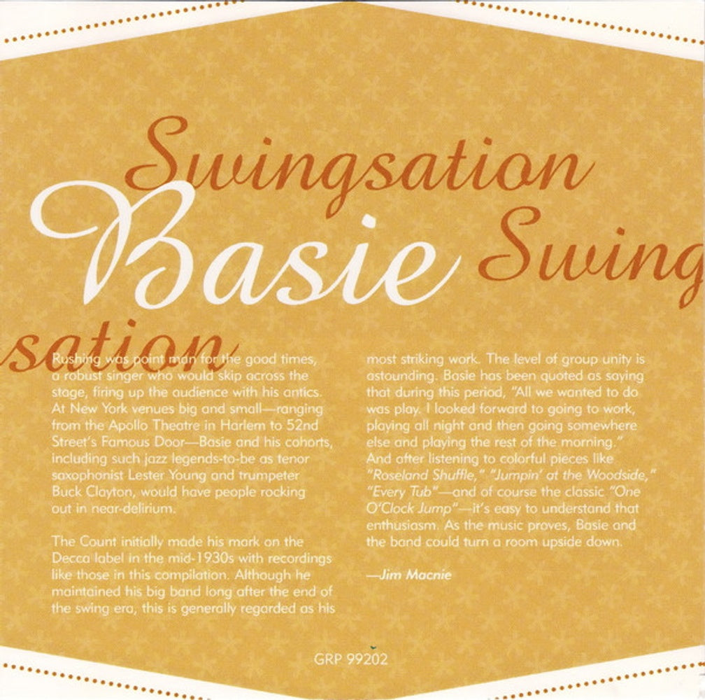 Count Basie – Swing Sation Series (CD)
