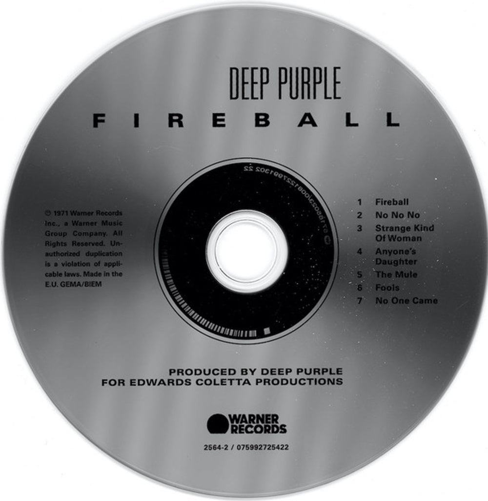 Deep Purple – Fireball (CD)