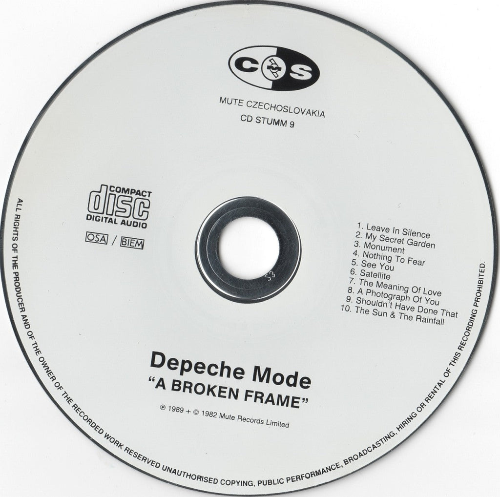 Depeche Mode – Broken Frame (CD)
