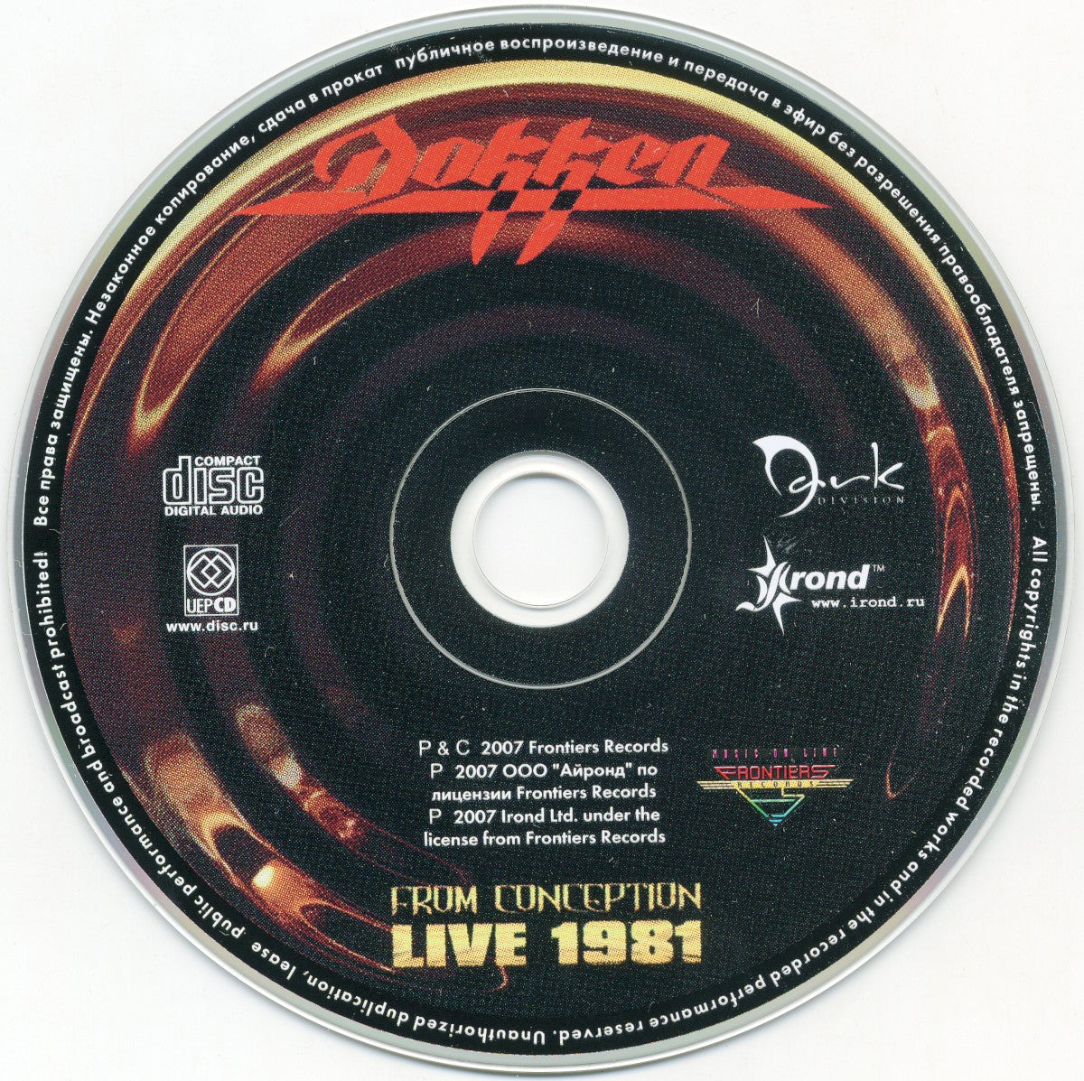 Dokken – From Conception: Live 1981 (CD)