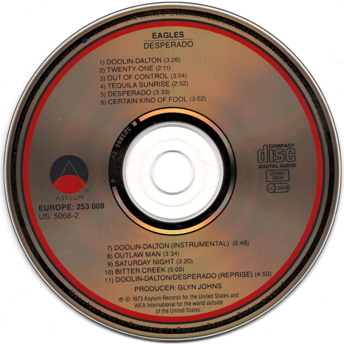 Eagles – Desperado (CD)