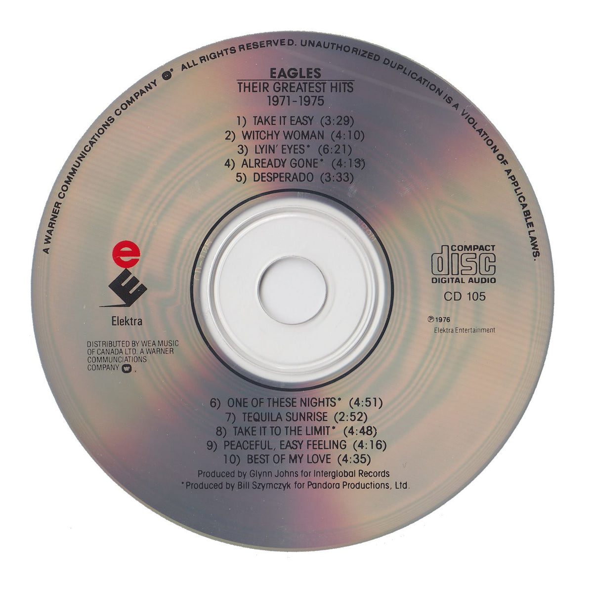 Eagles – Greatest Hits 1971-75 (CD)