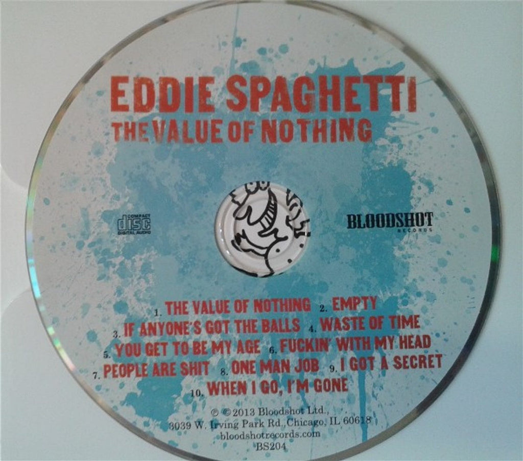 Eddie Spaghetti – The Value Of Nothing (CD)