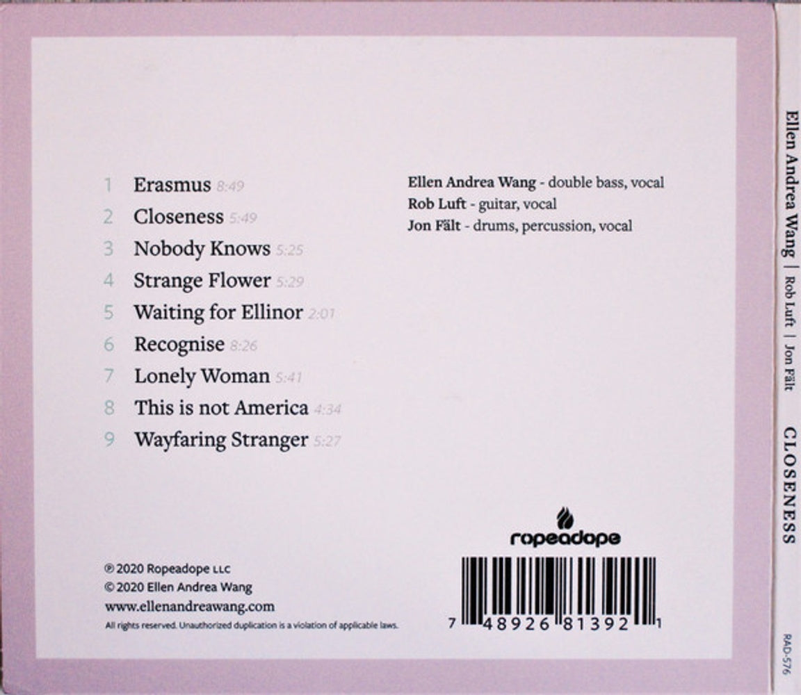 Ellen Wang Andrea – Closeness (CD)