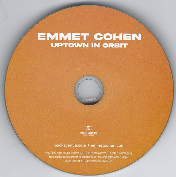 Emmet Cohen – Uptown In Orbit (CD)